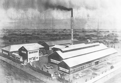 1931年の写真（日本パーカライジング株式会社東京工場）